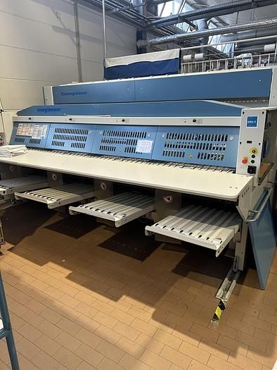 Kannegiesser 3x1200x3500 Steam 1-2-4 lanes Steam ironing line