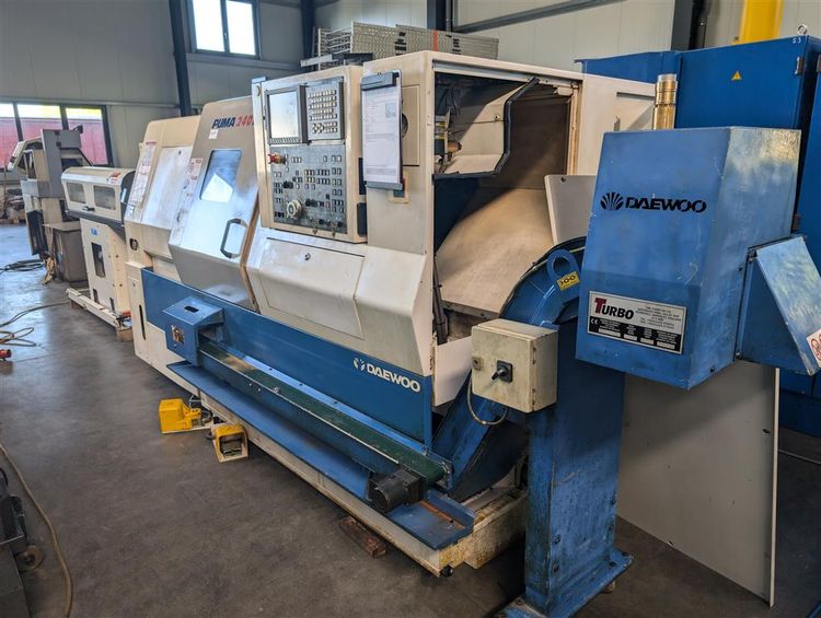 Doosan Fanuc 21i-TB 4.500 U/min DAEWOO PUMA Puma 240MB 2 Axis