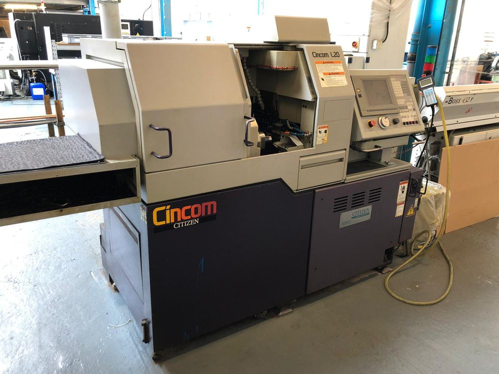 Citizen cnc control 10 000rpm l20 5 axis