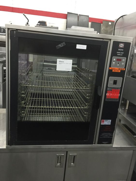 Henny Penny SCD-6, Heated Countertop Rotisserie Display Case