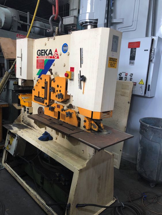 Geka Hydracrop 110  Hydraulic Ironworker 120 Tons