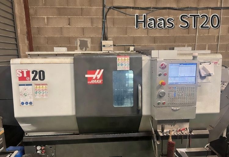 Haas CNC Control Variable ST20 CNC Lathe 2 Axis