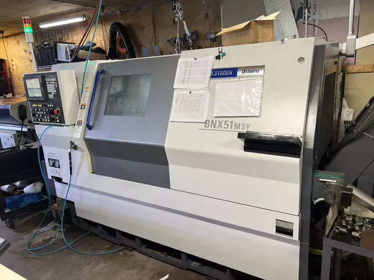 Citizen CNC (Mitsubishi M70V) 5,000 RPM MIYANO BNX-51 MSY 7 Axis