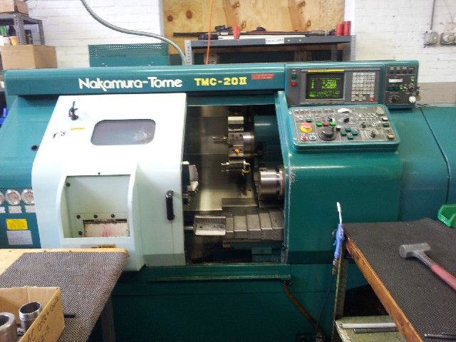 Nakamura Tome Fanuc Series 18-T CNC Control Max. 4500 rpm TMC-20II 2 Axis