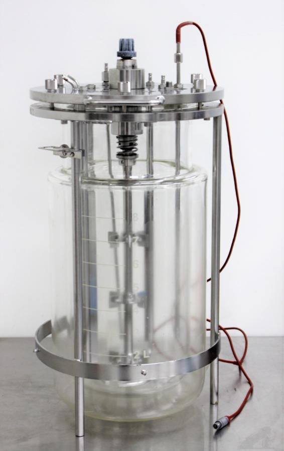 8 Liter Bioreactor Fermentation Glass Vessel