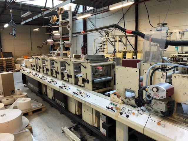 Mark Andy type 4200 with Hot foil & 6+1 flexo label print - 406 mm width (16 ")