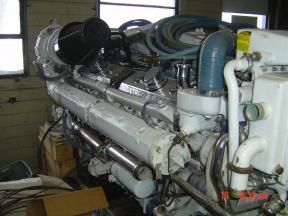 2 Detroit 16V92TAB Marine Engine