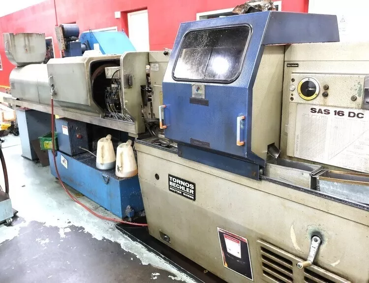 Tornos Multi-Spindle Screw Machines (Cam) 8,000 RPM SAS-16-DC