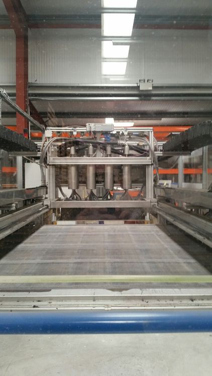 Complete carpet  printing line, CHROMOJET  HSV 400 resolution 1mm (25,4 dpi)