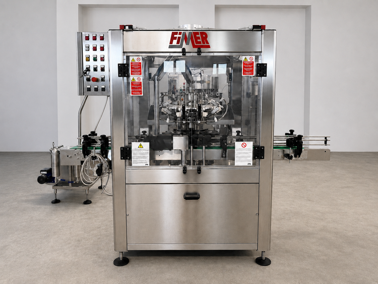 Fimer S A, Automatic rotary rinser machine