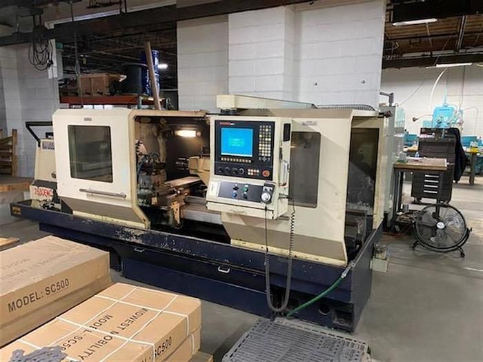 Willis Anilam 4200T Variable 2680 ENC CNC Flatbed Lathe 2 Axis