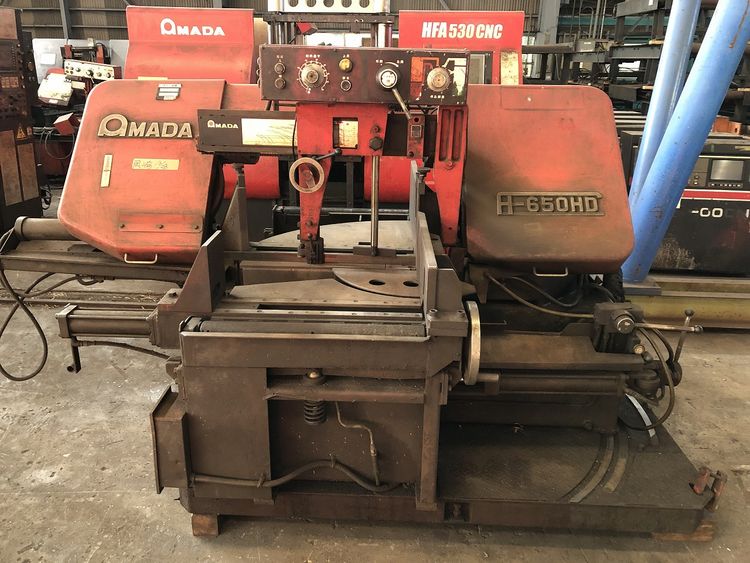 Amada H-650HD Band Saw SemiAutomatic