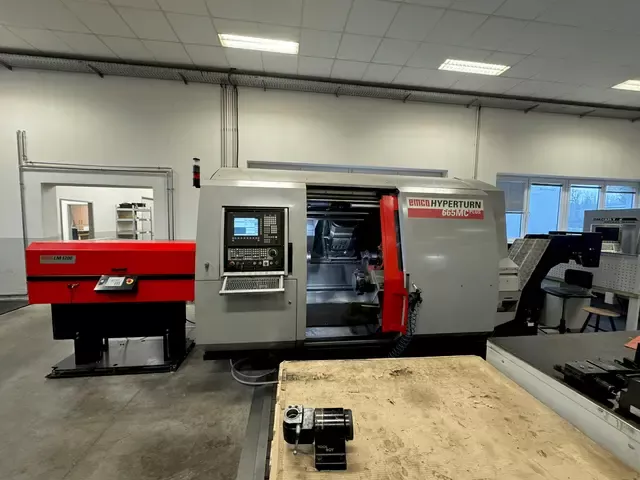 Emco SINUMERIK 840D 5000 rpm 1/MIN Hyperturn 665MC Plus 2 Axis