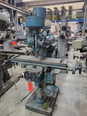 Index 645 9” x 40” Vertical Knee Mill 2700 RPM