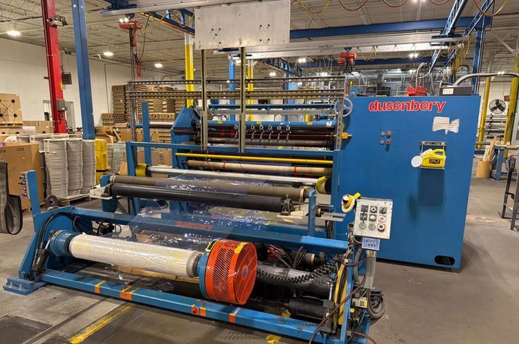 Dusenbery 835-24 Cantilevered Slitter Rewinder 72”
