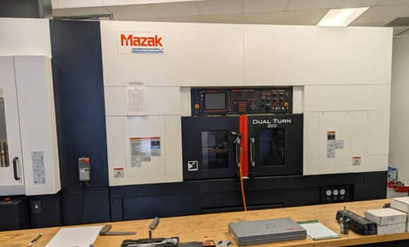 Mazak MAZATROL SMOOTHC CNC 4000 RPM DualTurn 200 2 Axis