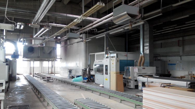 Others Cefla paiting line with vertical oven