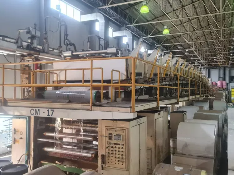 Crown coating line