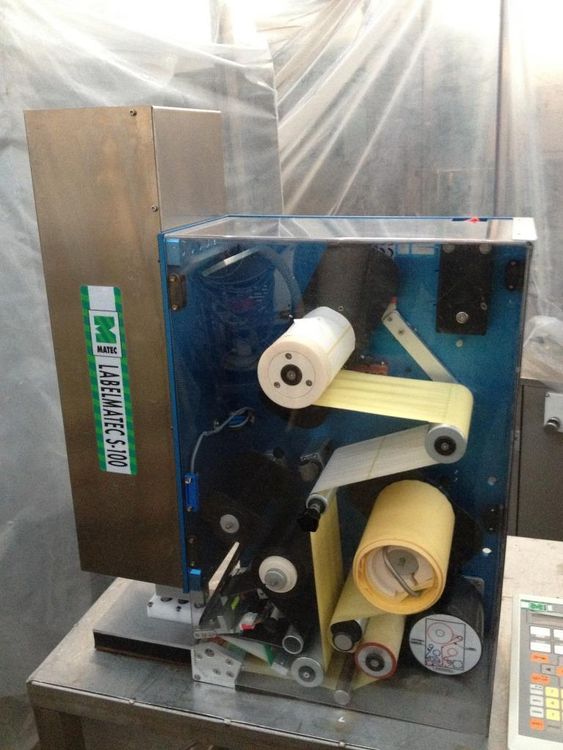 Matec Labelmatec S-100, Automatic thermal transfer labeler