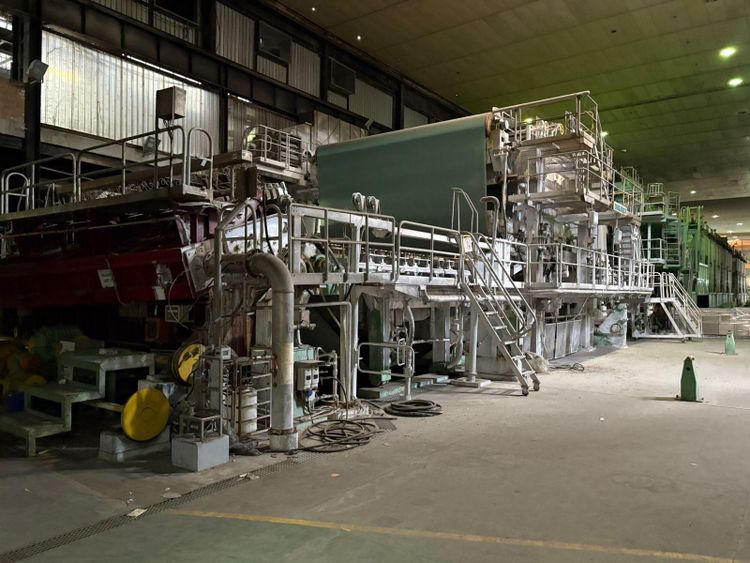 Beloit, Walmsley Fourdrinier paper machine 5.69 m 46-120 (g/m2) 1000 m/min
