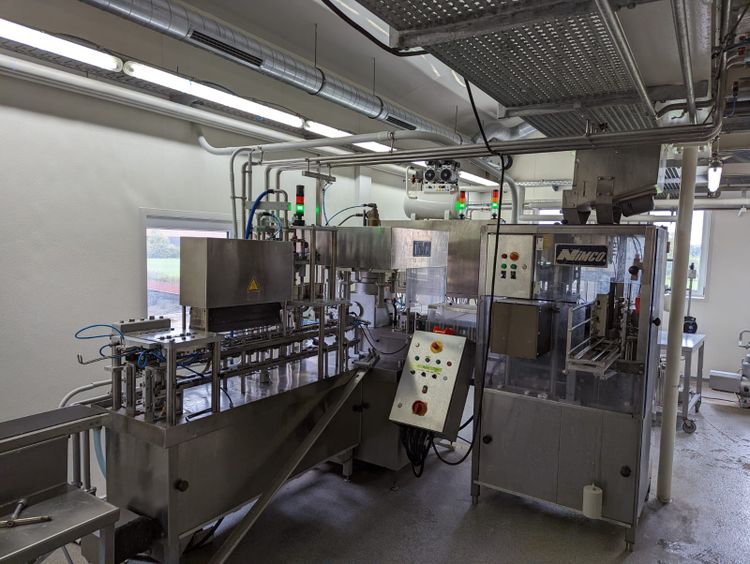 Complete dairy for bottling milk, yoghurt and butter