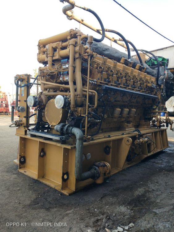 4 CAT, Caterpillar MOTOR 3616 Marine Auxiliary Engine – 6786 HP (Mechanical) with Cooling System & (Electronic)