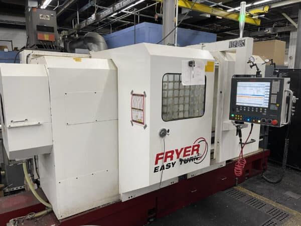 Fryer ………………. 16,500 LBS EQUIPPED WITH: FRYER-SIEMENS MODEL: TOUCH 2200 CNC CONTROL WITH CONVERSATIONAL GRAPHICS 1,000 RPM ET-40 3 Axis