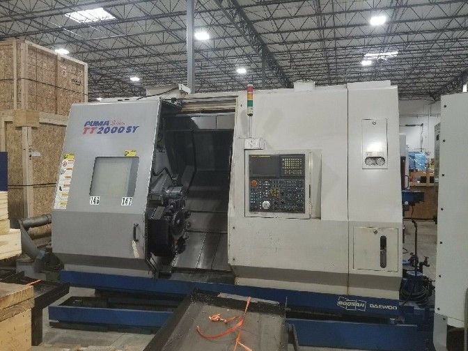 Doosan Fanuc 18iTB 5000 RPM Puma-TT-2000 SY 2 Axis