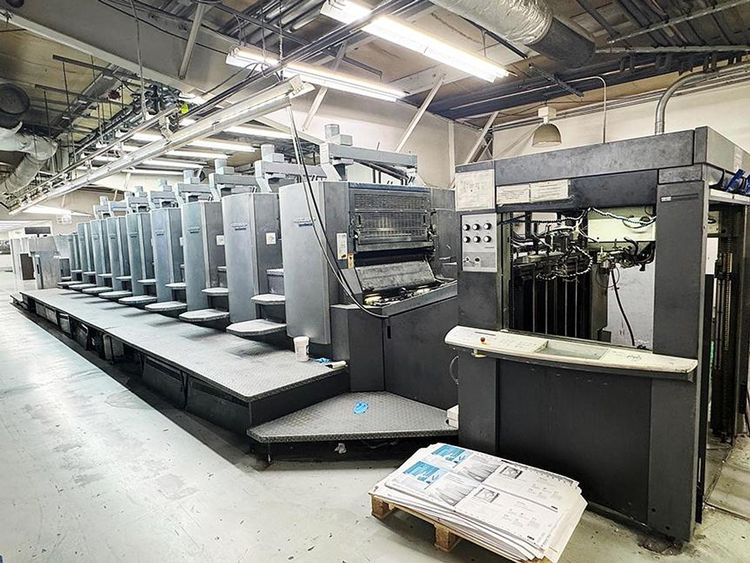 Heidelberg CD102-8+LX hybrid UV