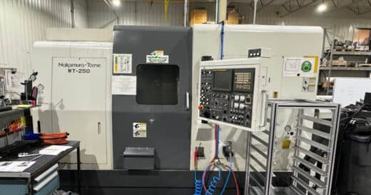 Nakamura Tome Fanuc Series 18i-TB CNC Control 4500 RPM WT-250MMY 4 Axis