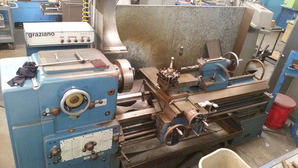 Graziano Engine Lathe 1,500 RPM TORTONA SAG22