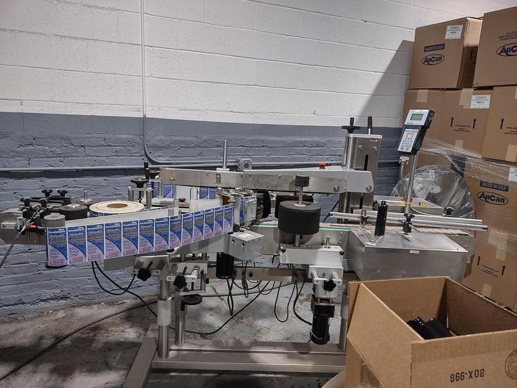 CVC 430 Labeler Front and Back pressure sensitive labeler