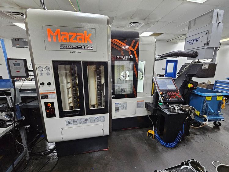 Mazak Mazatrol Smooth CNC Control 5,000 RPM Integrex i-150 2 Axis