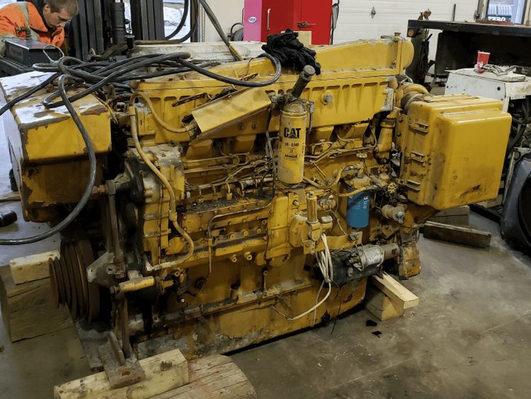 CAT 3406B Marine Engine – 400HP – Rebuilt