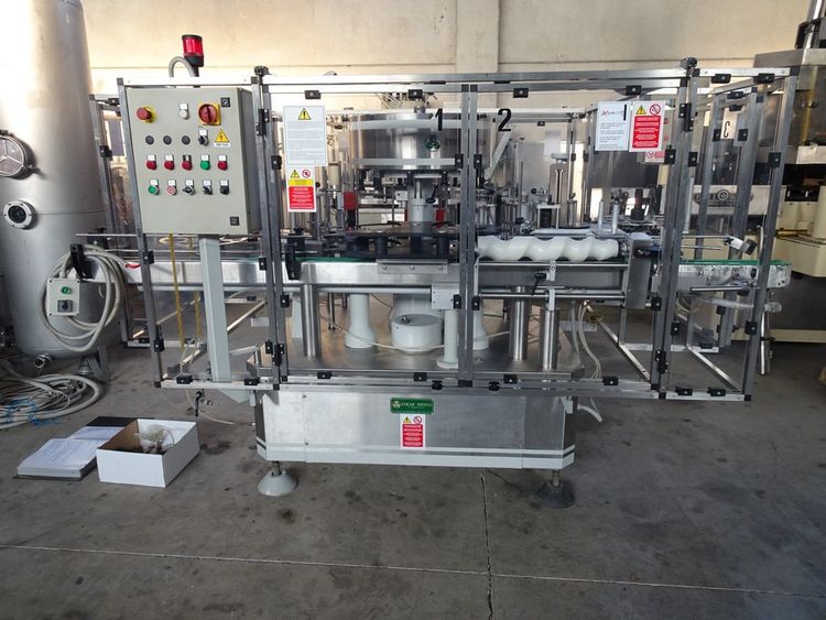 ETICAP AS 12T 3S CA, Rotary adhesive labelling machine