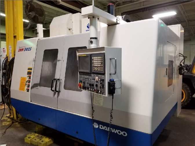 Daewoo Fanuc 21iMB 12000 RPM DMV-5025 2 Axis