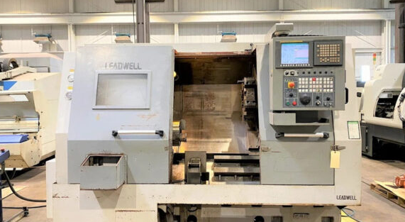 Leadwell Fanuc 0iT CNC 3500 RPM T-8 2 Axis