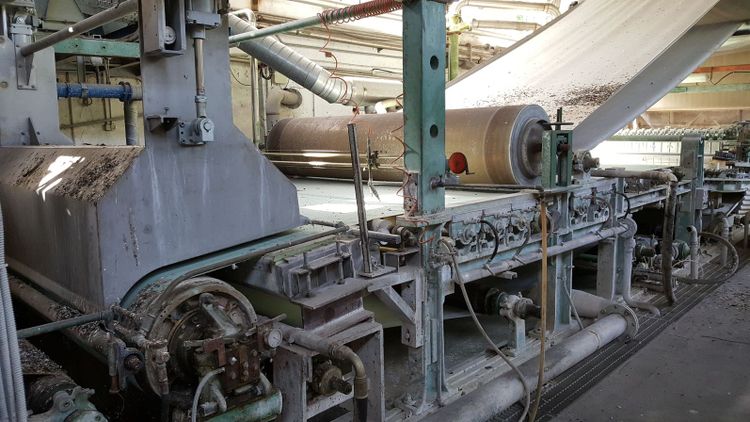 Made In Italy Paper Machine for specialty papers 2200 mm 60 to 500 gsm/ 1500 gsm 22 tpd average