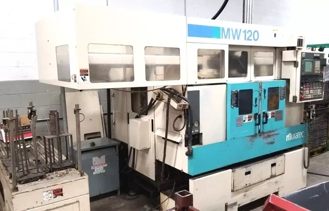 Muratec Fanuc 18iT CNC Control 6000 RPM Muratec Murata MW120-G 2 Axis