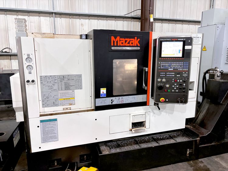 Mazak MAZATROL MATRIX NEXUS 2 4500rpm Quick Turn Nexus 200-II MS 2 Axis