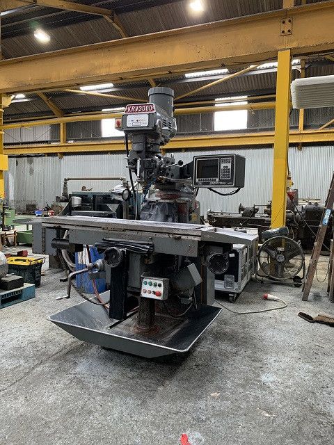 KRV 3000 SLV CNC TURRET MILLING MACHINE 3600 Rpm