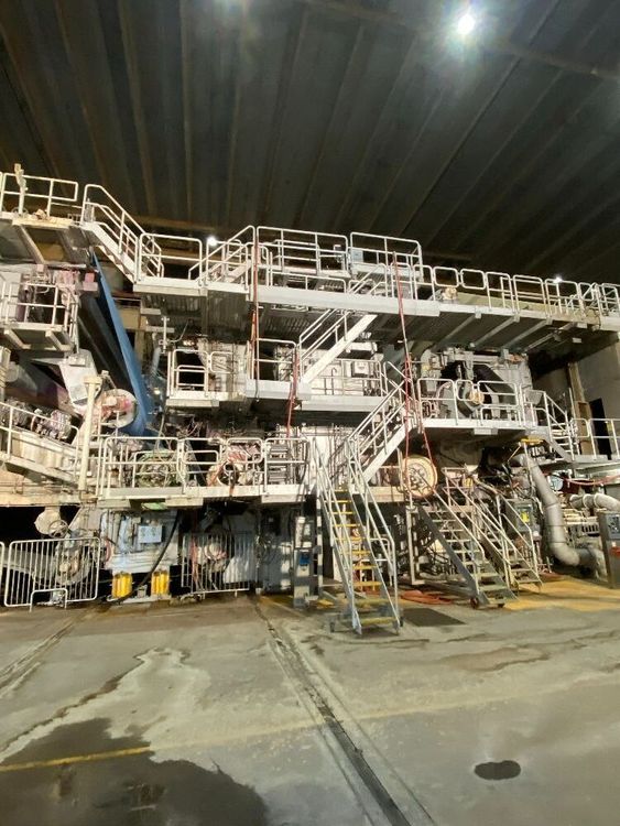 Valmet Paper Machine Paper width after winder 8500 mm Basis weight range 42 – 45 gsm Net capacity 740 t/d after winder