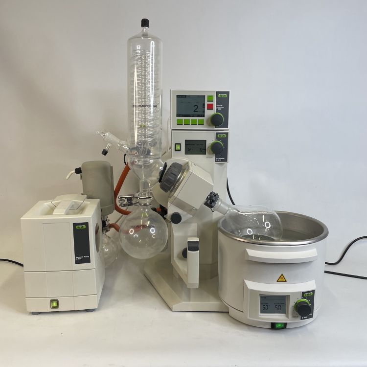 Buchi R-215 Rotavapor Rotary Evaporator Vacuum Pump & Controller 100% ...