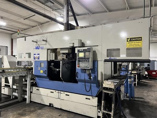 Muratec Muratec-Fanuc CNC Control Variable MW400 DUAL SPINDLE TURNING CENTER 3 Axis