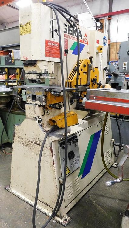 Geka Hydraulic Ironworker Hydrocrop 55A 55 Ton
