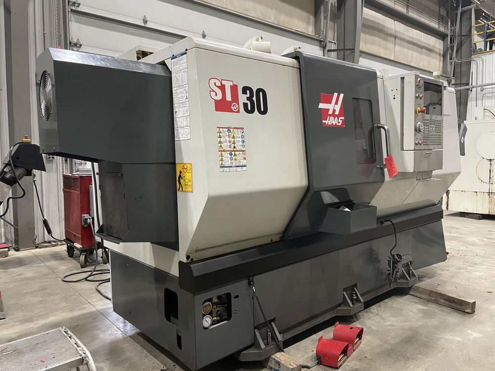 Haas Haas CNC control 3400 RPM ST30 CNC Lathe 2 Axis
