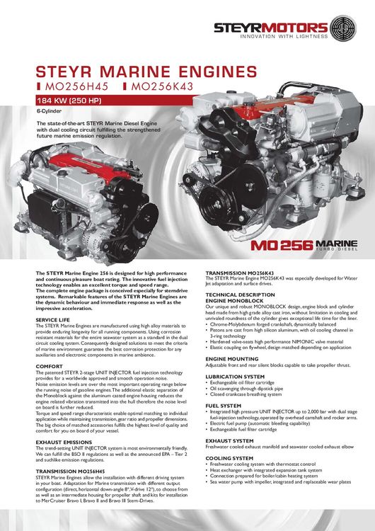 Steyr MO256K43 250HP