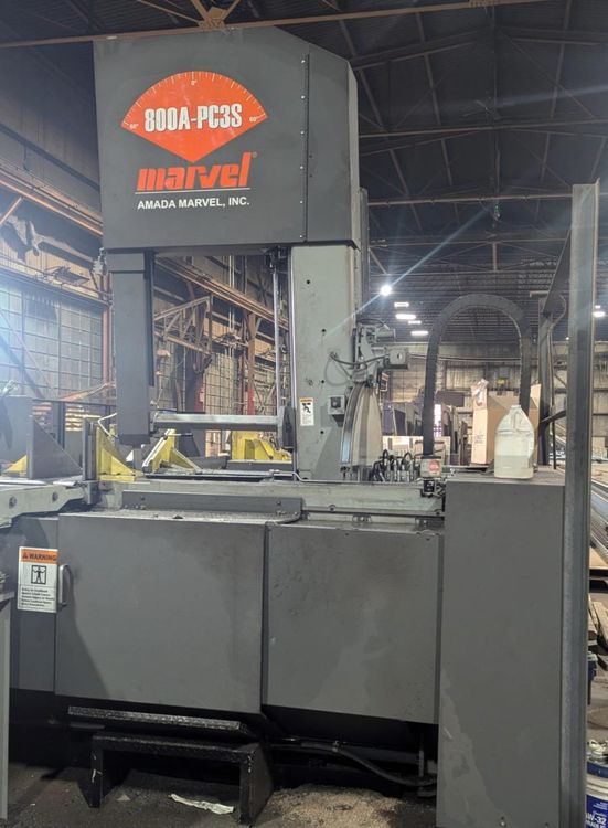 Marvel 800A-PC3S-60 Vertical Tilt-Frame Bandsaw Semi Automatic