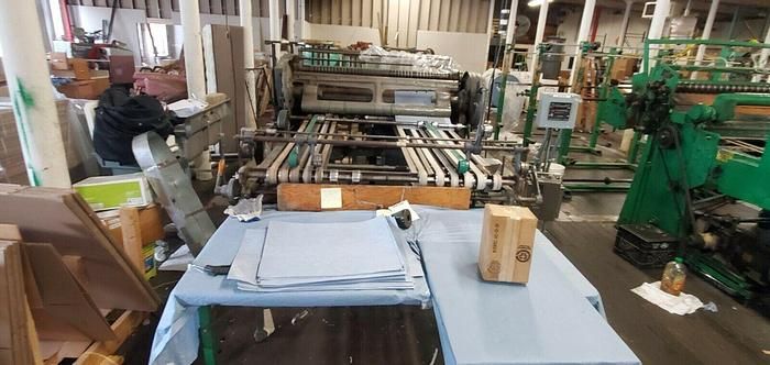 Beck Rotary Knife Sheeter W/ Output Belt Conveyor 55"