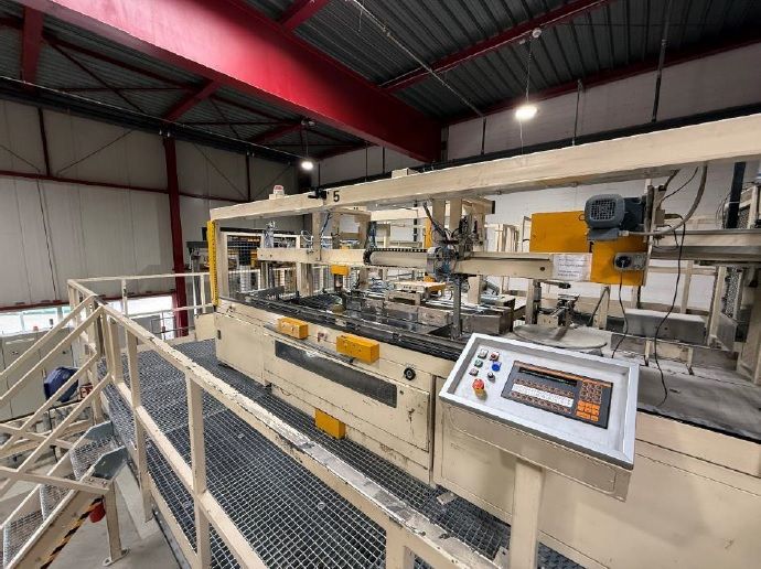 Perini complete BTR KTR tissue rewinder line with Casmatic packing & TMC wrapper, avail. Jan. 2026